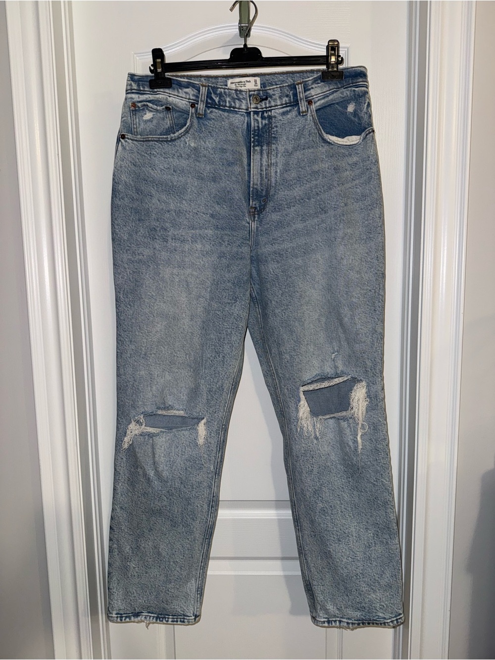 Abercrombie & Fitch 90s Ultra High Rise Straight Jeans